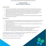 Internship Junior auditor PT Moore