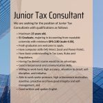 Job Posting PVK - Junior Tax Consultant