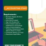 Job vacancy JSR_Staff Accounting