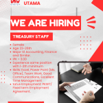 Lowongan Kerja Posisi_Treasury Staff
