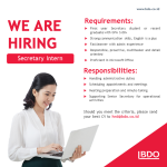 Secretary Intern