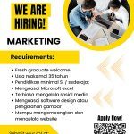 Orange and Black Modern We Are Hiring Poster - 2