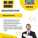 Orange and Black Modern We Are Hiring Poster - 1