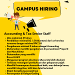 lowongan Accounting & Tax